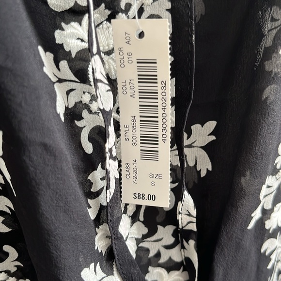 NWT White House Black Market Silk Sheer Tank Top - Picture 5 of 9